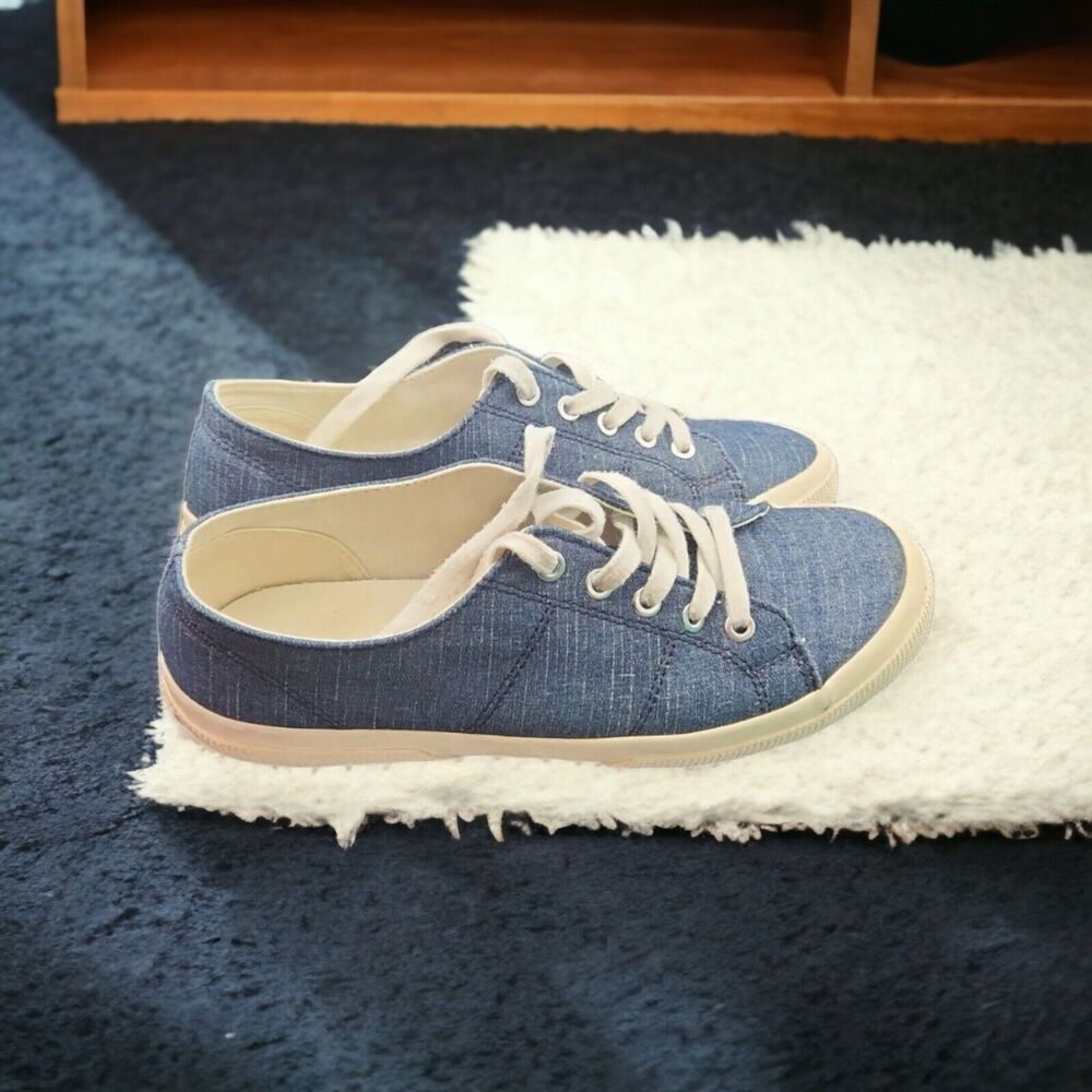 Ralph Lauren Women‎ 8.5 B Jolie Canvas Sneaker Blue